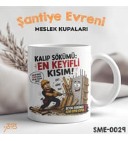 Kalıpçı Ustasına Özel Komik Kupa – Kalıp Sökümü En Keyifli Kısım Baskılı Seramik Kupa