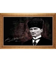 ALTIN ÇERÇEVELİ PASPARTULU TABLO CR1023