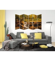 SONBAHAR AĞAÇLIK ORMAN NEHİR MDF TABLO-0647 MODEL-B