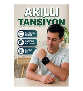 Şarjlı Bilekten Tansiyon Ölçer – Geniş LCD Ekran ve Hafızalı Kullanım