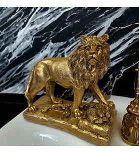 Doremcy Dekoratif Tablalı Aslan biblo 