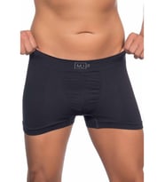 Yumuşacık Terletmeyen Soft Desenli Renkli Erkek Boxer İç Çamaşır  Antrasit