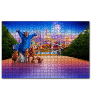 Cakapuzzle  Vin Diesel Charlize Theron  Puzzle Yapboz MDF (Ahşap) (120 Parça)