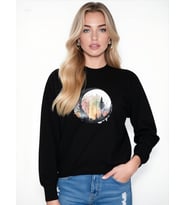 ORMAN UNİSEX SWEATSHİRT (Siyah)