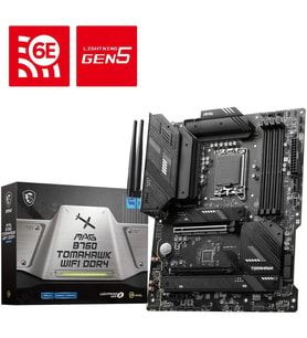MSI MAG B760 TOMAHAWK WIFI-6 DDR5 HDMI-DP PCIE 5.0 1700p ATX