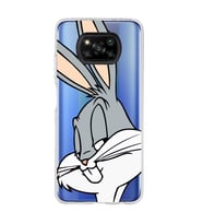 Poco X3 Pro Uyumlu Bugs Bunny Desenli Şeffaf Telefon Kılıfı