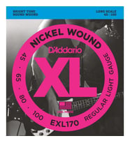Daddario Exl170 Bass Gitar Tel Seti, Xl, 45-100, Long Scale, Nickel