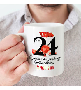 Kişiye Özel Öğretmenler Günü Hediyesi Kupa Bardak