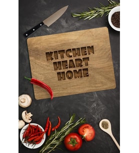 30x40 cm Cam Kesme Tahtası  Kıtchen Heart Home 