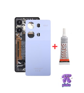 Redmi Note 13 Pro 4G Arka Kapak Pil Batarya Kapağı 23117RA68G 2312FPCA6G Uyumlu + B700