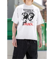 Kendrick Lamar Damn Yazılı Unisex Rap Tişört, Oversize Rapper Tişört