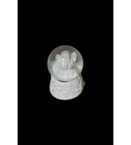 KAR KÜRESİ MELEK FİGÜRÜ IŞIKLI 7CM X 5CM