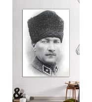 ATATÜRK PORTRESİ, KANVAS TABLO, KAFE, BÜRO, OTEL VE RESMİ DAİRELER İÇİN UYGUN
