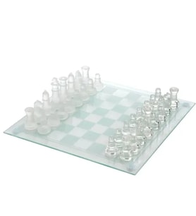 Cam Satranç Takımı 25*25cm