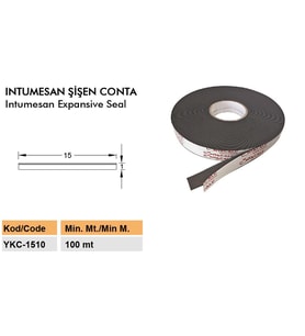 Contacall Yangın İntümesan Kapı Fitili Yangın Duman Contası 15X10 25 Metre