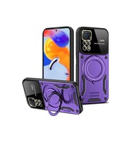 Xiaomi Redmi Note 12 Pro 4g Kılıf Joy Lens Standlı Kapak - Mor