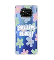 Poco X3 Pro / X3 NFC Uyumlu Positive Energy Tasarımlı Şeffaf Telefon Kılıfı