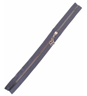 Angel Çanta Aksesuar Başlıklı Fermuar 30 Cm Gümüş Metal Gri