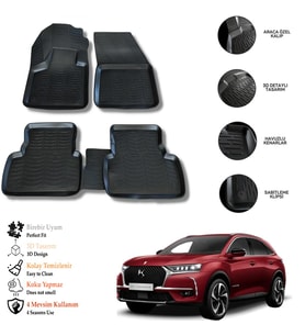 Ds 7 Crossback 2019 Sonrası 3D Havuzlu Paspas OTL