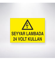 Seyyar Lambada 24 Volt Kullan