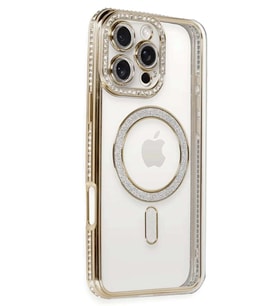 iPhone 16 Pro Kılıf Joke Simli Magneticsafe Kılıf -