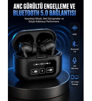 Yeni Nesil Pro Ekranlı Bluetooth Kulaklık 5.0 Bluetooth