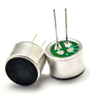 Kapasitif Mikrofon 9.5mm - 2 Bacaklı Elektret Mikrofon
