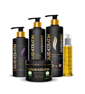 Düzleştirici Keratin Seti - Evde Brezilya Fönü 5'li Full Set