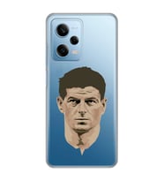 Redmi Note 12 Pro 5G Uyumlu Steven Gerrard Tasarımlı Şeffaf Telefon Kılıfı