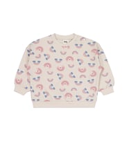 Civil Baby Gökkuşağı Empirme 6-18 Ay Sweatshirt - Bej 12-18 Ay (Taş)