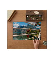 Kilitler- Dilek Kilitleri- Manzara- Doğa Tasarımı 240 parça Ahşap Puzzle Ahşap Kutuda MP01036