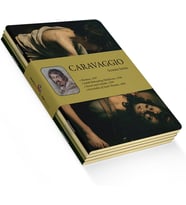 Caravaggio 4'lü Defter Seti 2, Scream Series, Çizgisiz, 64 Sayfa, 14x21cm