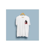 Oversize Scream Yazılı Ghostface Tasarım Unisex T-shirt (Beyaz)