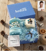 Kişiye Özel Karikatürlü Bilgisayar Mühendisi Hediye Kutusu - Kişiye Özel T Kupa, Atlı Karınca Müzik Kutusu, Peluş Anahtarlık Mühendisler Günü Hediyesi