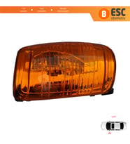 Ford Transit MK8 T18 V363 2013-On 1847388 İçin Yan Ayna Sinyali Turuncu Sol