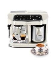 Hatır Perfetto Dijital ve Dokunmatik Ekranlı Çelik Cezveli Espresso ve Türk Kahve Makinesi Starlight