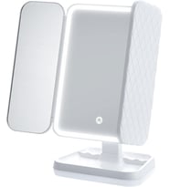 Valkyrie Işıklı Makyaj Aynası  3 Panelli, 180° Dönebilen, 3 Renk LED, Dokunmatik, Type-C Şarjlı