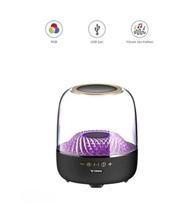 D33 Siyah Taşınabilir Kablosuz Bluetooth Hoparlör