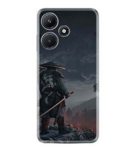 Infınix Hot 30i Kılıf Silikon Desen Özel Seri Warrior 1653