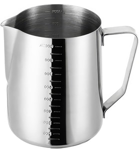 304 Çelik 900 ml Kahve Süt Köpürtme Potu Sütlük Pitcher cin504