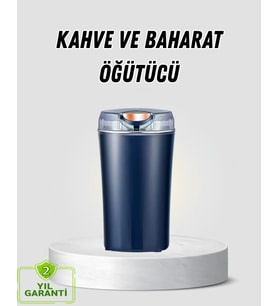 Kahve ve Baharat Öğütücü Otomatik Mekanizmalı Dayanıklı Çelik