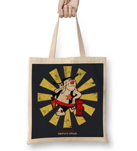 Deputy Dawg Retro Japanese Bez Çanta Uzun Saplı