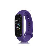 Mey İthalat® Mi Band 6 Klasik Kordon - Mor