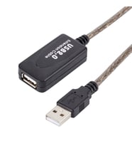 POWERMASTER PM-4493 5 METRE ŞEFFAF USB 2.0 UZATMA KABLOSU