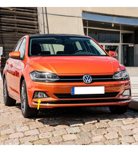 VW Polo 2018-2021 Ön Tampon Sağ Sis Farı Çerçevesi 2G0853666G