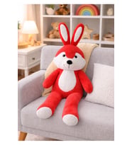 100 Cm Dev Peluş Sevimli Tavşan Boo Peluş Oyuncak Peluş Hediyelik