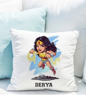 Wonder Woman Yastığı Kişiye Özel