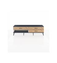 Arges TV Ünitesi 3 Çekmeceli  176x30x51 Aytaşı-Antrasit/Çam