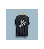 Oversize Stay Humble Graffiti tasarımlı unisex T-shirt