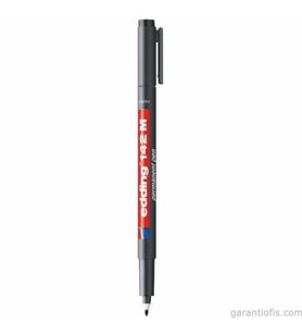 Edding 142M Siyah Permanent Asetat Kalemi